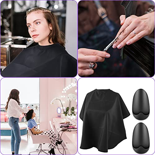 Friusate Hair Coloring Highlighting Cap, 6 Pieces Hair Highlighting Kit, Silicone Highlight Cap Pull Through Caps Hair Coloring Frosting Cap With Hook, Cape, Brush, Gloves And Ear Covers For Women Men #TOP6