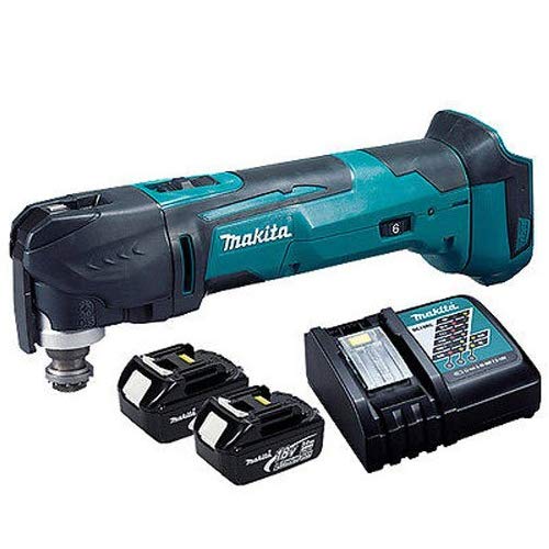 Image of Makita DTM51Z Li-Ion Multitool LXT Keyless Blade Change + 2 x BL1830, DC18RC