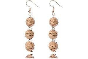 Boho Chic Coffee Bean Earrings: Adorn Your Ears with Nature's Brew