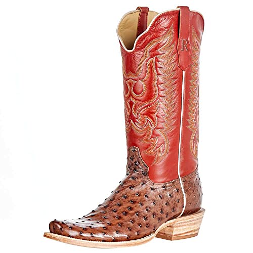 Men's Kango Tobac Full Quill Ostrich 13