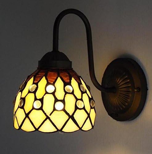 Kiven Vintage Wall Light Glass Shade e26 Base Plug in ul Listed 6 Foot Transparent Cord(BD0433)