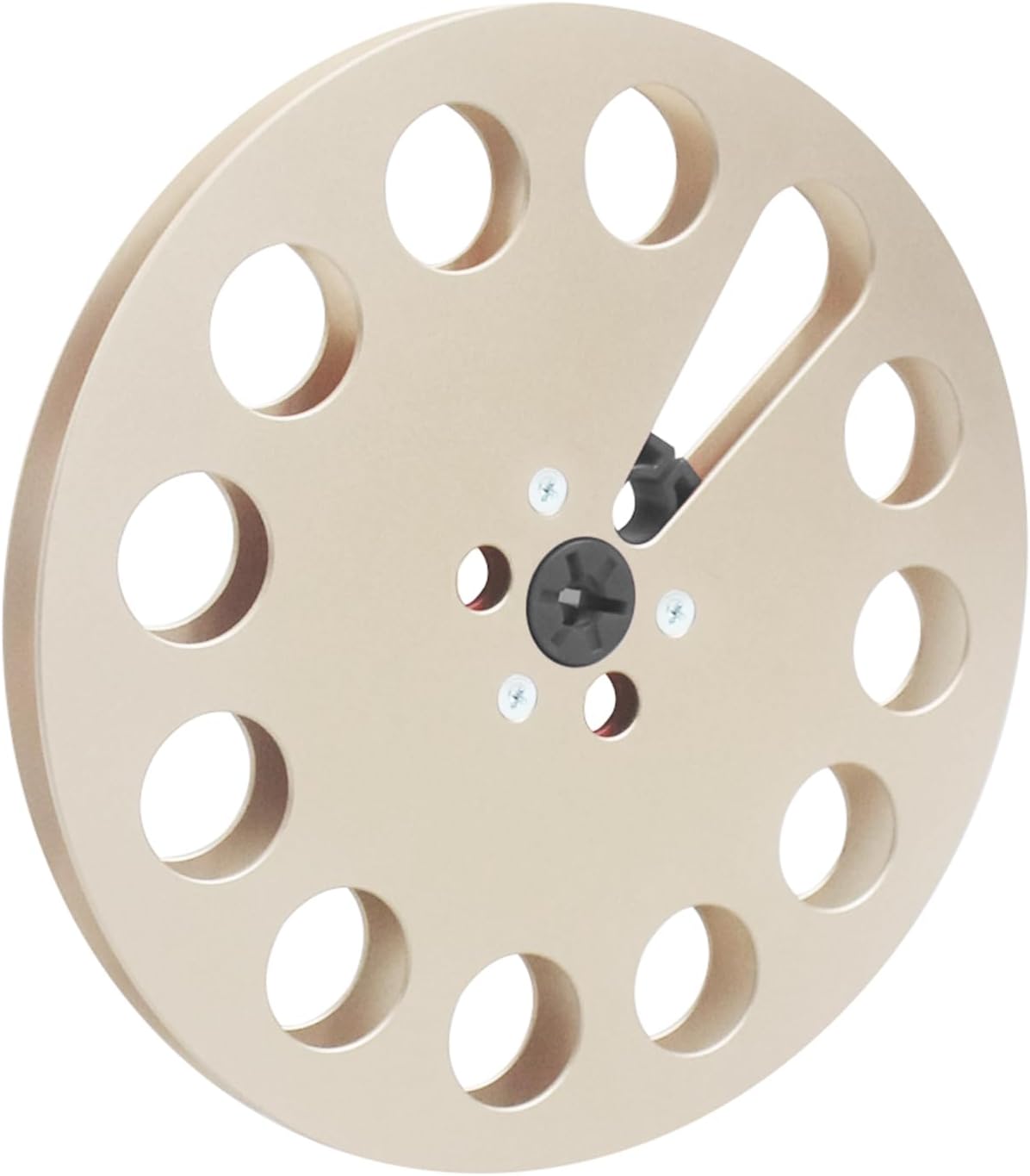 Aluminum 7Inch Reel to Reel Tape Empty Tape Reel with 11 Holes Enhances Analog Sound