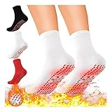Self-Heating Socks Women Men Winter Warm Tourmaline Massage Socks Breathable Comfortable Unisex Warm Foot for Outdoor Hiking Skiing