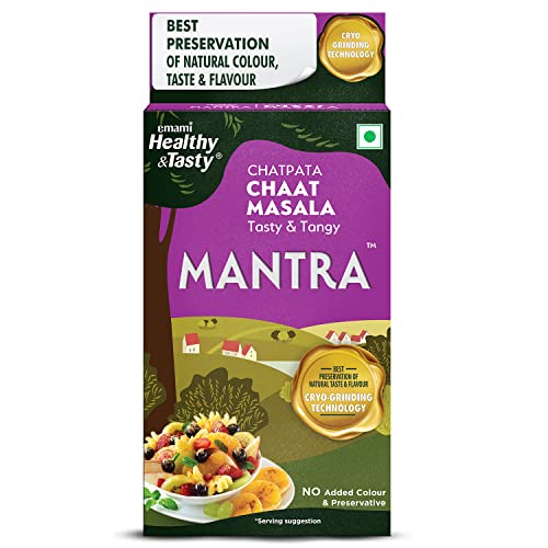 Image of Emami Healthy & Tasty Mantra Chatpata Chaat Masala (100g) | Ground Using Cryo Grinding Technology | Retains Maximum Essential Oils | No Added Colour and Preservatives
