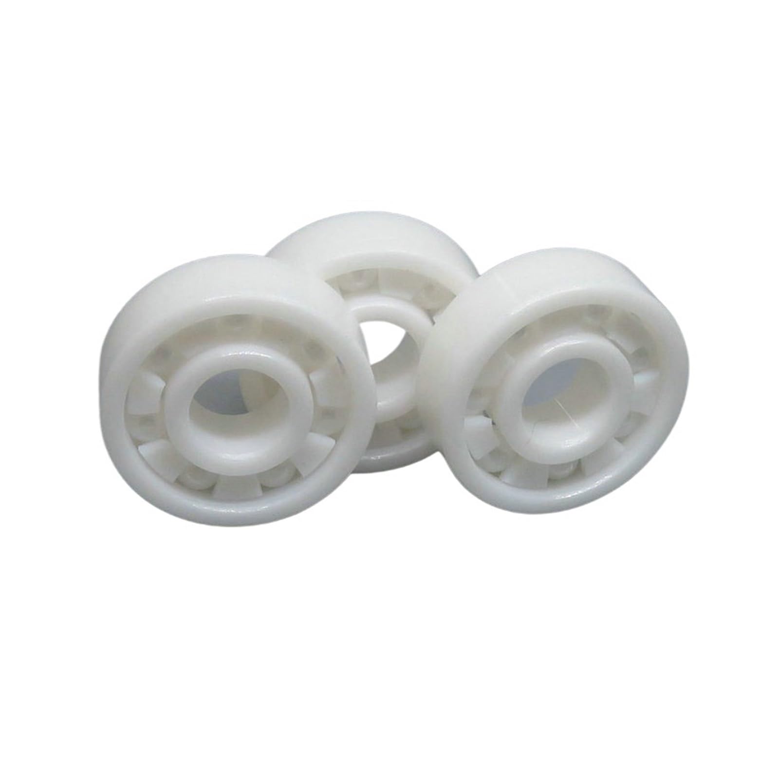 NOBIRTBSA 2-Pack 608 CE 8x22x7 mm ZrO2 Full Ceramic Ball Bearing 608CE 8 * 22 * 7 mm Remote Control Toy Miniature Zirconia Ceramic Bearing