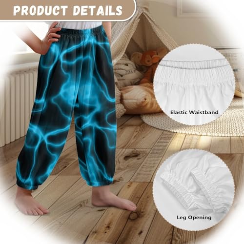 Image of Unisex Little Kids Yoga Trousers Bohemian Beach Pants Baggy Harem Activewear for Boys and Girls Age 3-10