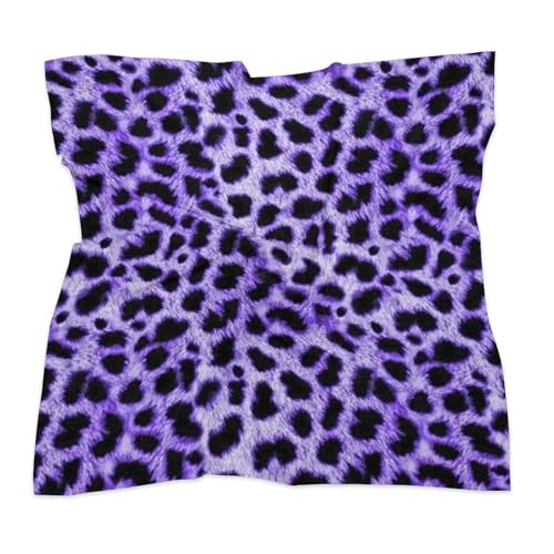 Colorful Leopard Print Silk Like Scarf Square Hair Scarf Women Fashion Neck Scarves Wristband3