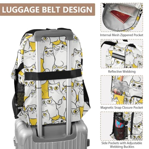 Mochila para laptop con estampado exótico de alta definición 4