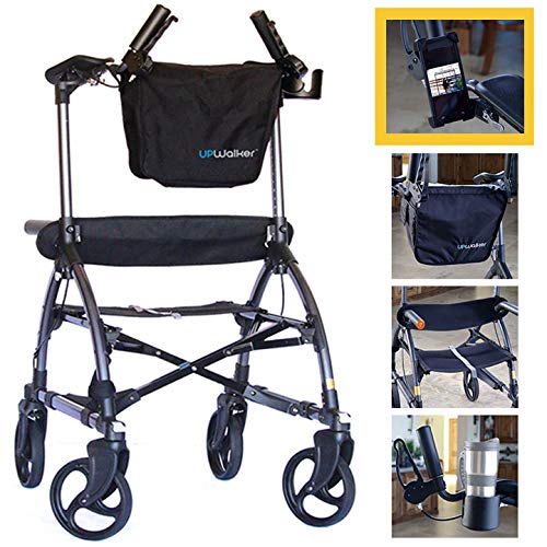 UPWalker Plus - Upright Walker with Accessory (Phone Holder, Large)