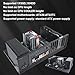DIY Gaming Computer Case - ATX/M-ATX/ITX Motherboard Compatible, Open Chassis Rack, Mid Tower, Widely Body Heat Dissipation Design, Test Bench