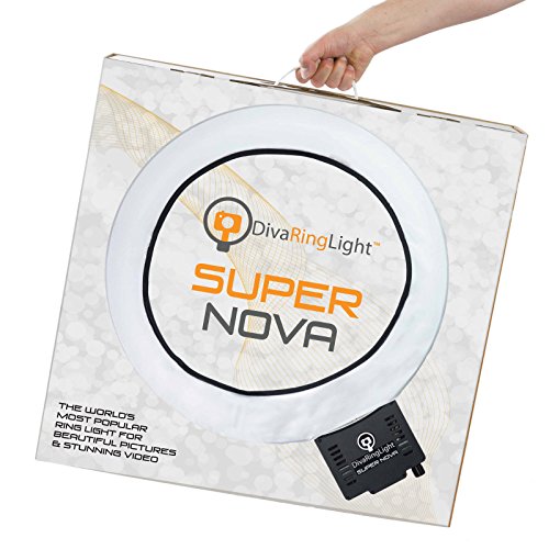 Diva Ring Light Super Nova 18" Dimmable Photo/Video Light with Mini
