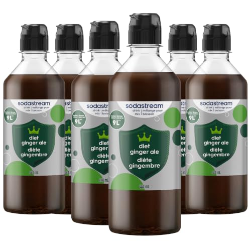 Sodastream Classic Ginger Ale Diet 440ml x 6 (fait 54L)