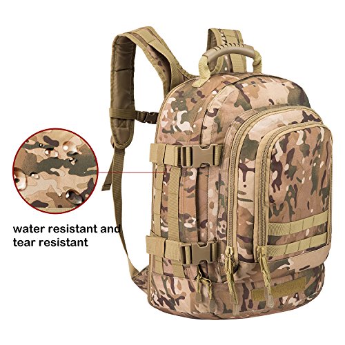 Outdoor 3 Day Expandable 40-64L Backpack Military Tactical Hiking Bug Out Bag #TOP2
