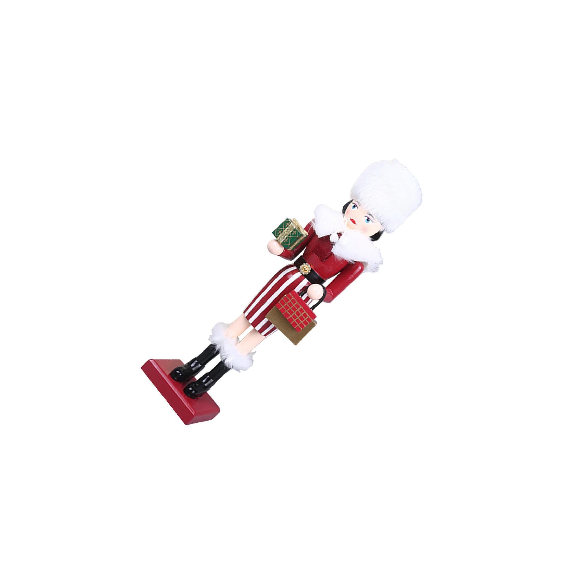 KIXZSAZ Wooden Nutcracker Desktop Ornaments Gift Charming Festive Figurines To Brighten Up Holiday Spaces Nutcracker Figure Wooden Figure In Colored Costumes, Gifts