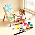 6 Pack 8 x 12 inch Wood Panel Boards,Unfinished Wood Frames for DIY Art Projects, Square Canvas for Painting, Pouring, Arts Use with Oils, Valentine's Day Halloween Christmas Decorative Panel Canvas