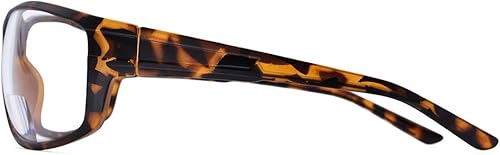 Miniatura 3 de VITENZI Gafas de seguridad bifocales con lectores envolventes para deporte, lupa de seguridad, protección de lectura, Bari