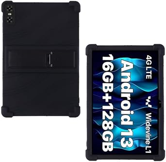 Case for UMIDIGI A13 Tab - Silicone Shockproof Adjustable Stand Rubber Shell Soft Protective Cover for UMIDIGI A13 Tab Tablet 10.51 inch
