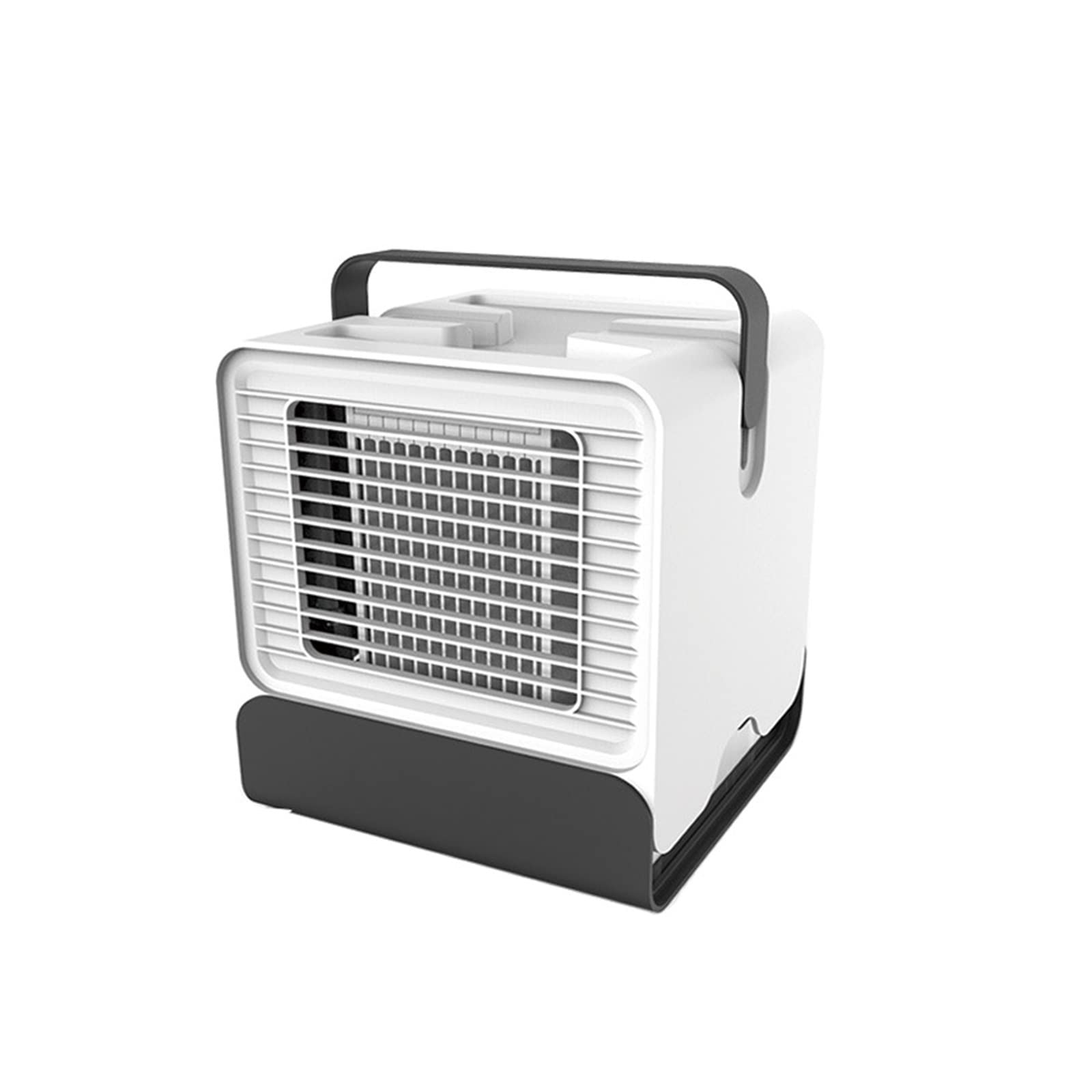 Air Conditioner Portable Mini Fan USB Spray Type Water Cooling Desktop Cooler Freestanding For Room Airflow Comfort Refreshing Breeze(Air cooler white)