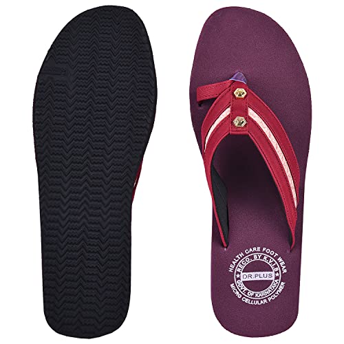 Image of DR PLUS Women's Healthcare, Diabetic and Orthopedic MCR /MCP Footwear /Sandals /Slipper /Chappal