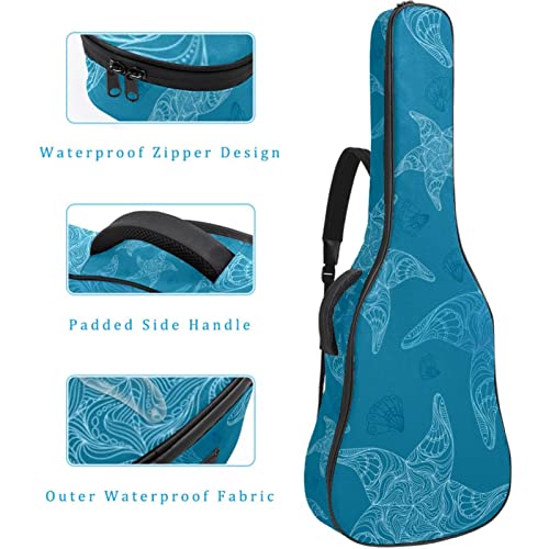 Housse de sac de guitare épaisse avec rembourrage en éponge imperméable pour guitare acoustique électrique basse… - Les Beatles, Paul McCartney, John Lennon, RIngo Starr, George Harrison Housse de sac de guitare épaisse avec rembourrage en éponge imperméable pour guitare acoustique électrique basse… – Image 5