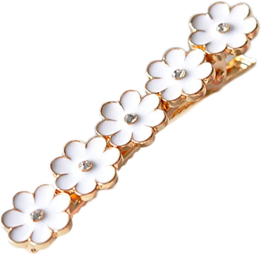 Da.Wa Alloy Flower Hairpin Hair Clips Side Clip Girl Headwear Lady Hairwrap Hair Accessories Golden