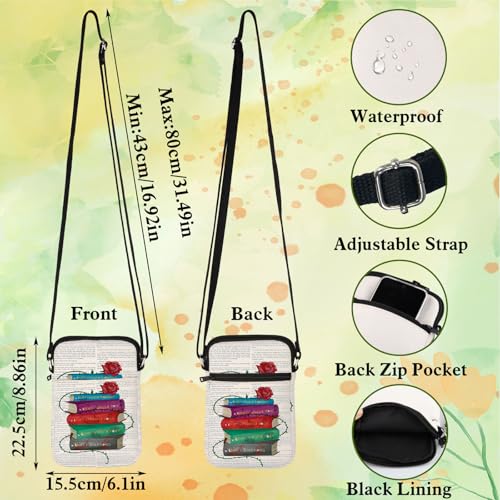 WZMPA Fantasy Book Crossbody Bag Novels Fans Gift Fiction Novel Series Adjustable Strap Bag Author Support Gift2