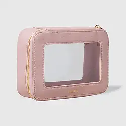 Oceane Necessaire Nude com Transparência Crystal Case