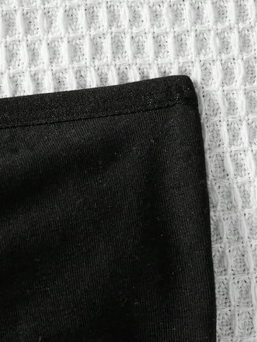 WDIRARA Girl's 2 Piece Ruched Bandeau Bras Sleeveless Strapless Tube Bras Set3