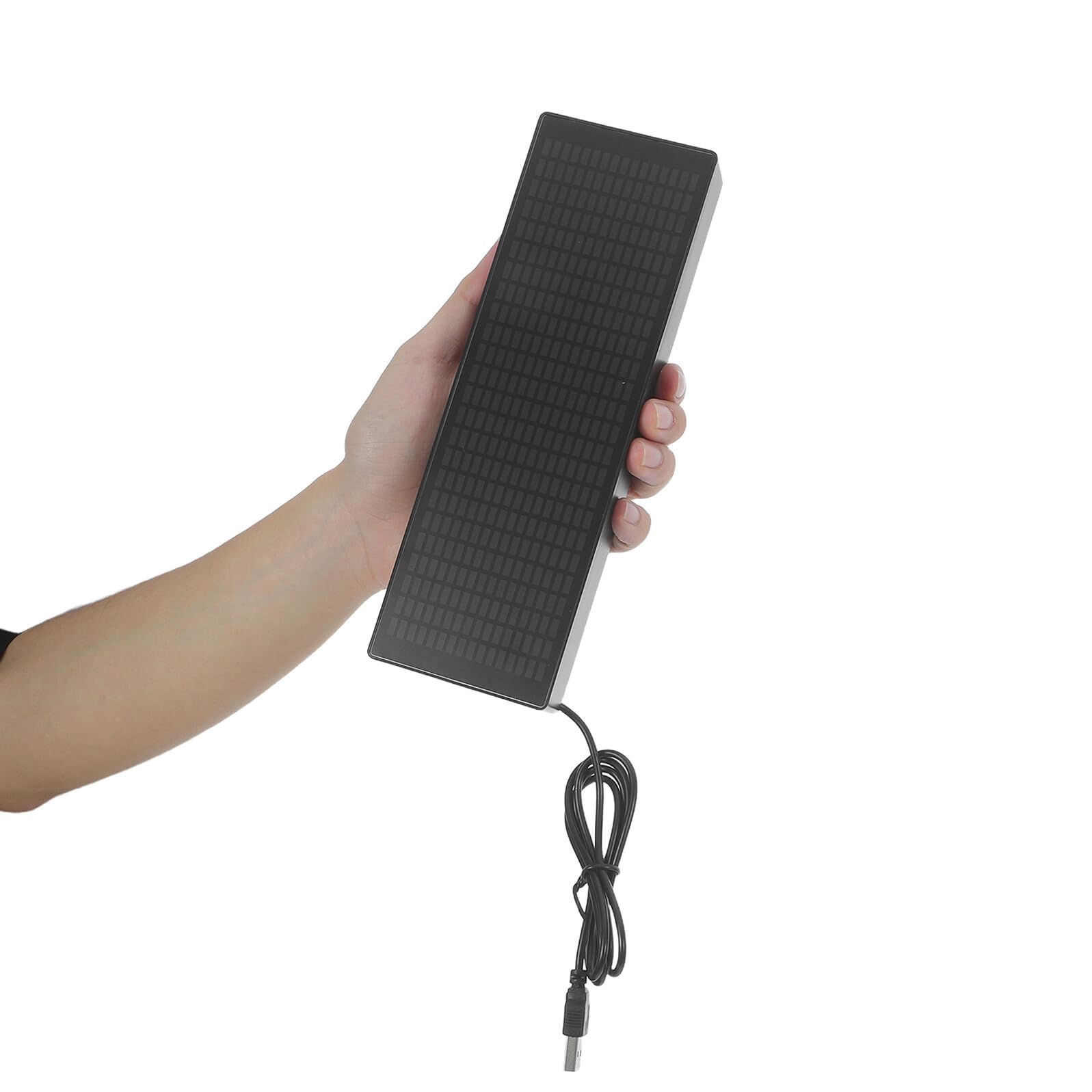 Elektroniczny Zegar LED Rgb z Wizualizatorem Dźwięku i Alarmem Czujnik Rytmu Muzyki Diody Rgb Efekty Świetlne Zegar Biurkowy Do Domu i Biura Sterowanie Głosem i Linią Audio