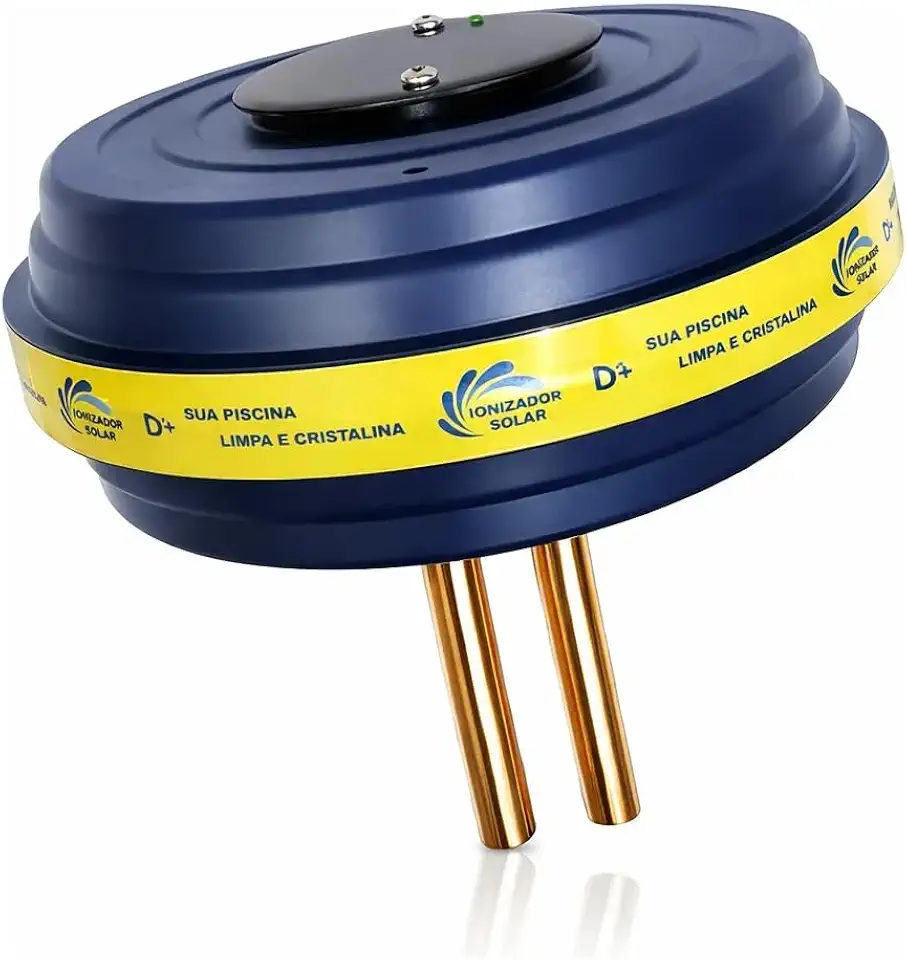 Dmais Ionizador Solar para Piscina até 30 Mil Litros com Sistema de Cobre – Sem Cloro Anti Algas e Bactérias