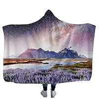 Chickw11 Coperta con Cappuccio 3D Leopardato, Morbido Pile Inverno Calda Comoda Indossabile Coperta per Adulto Bambino Relax sul Divano TV, in casa ( 130x150cm,Leopardo