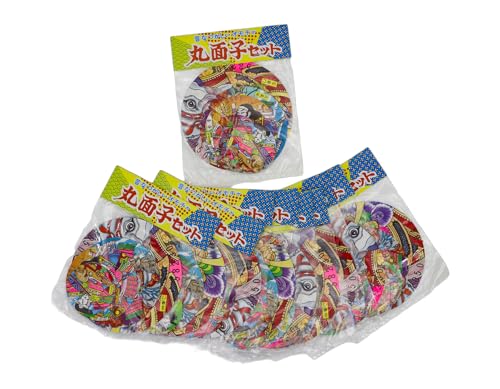 日本製 昔ながらの おもちゃ 丸 めんこ6枚入り(10セット)業務用