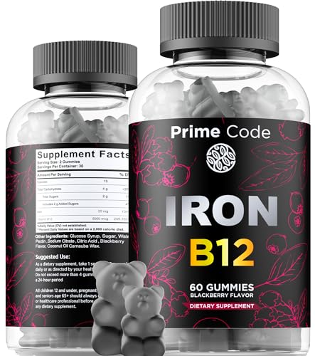 Iron-Gummies-for-Women-Men-with-Vitamin-B12-20mg-Iron-Supplement-for-Adults-Free-Blood-Builder-for-Anemia-Vitamin-B12-Gummies-with-Iron-Natural-Blackberry-Flavor-Vegan-Non-GMO-30-Day-Supply