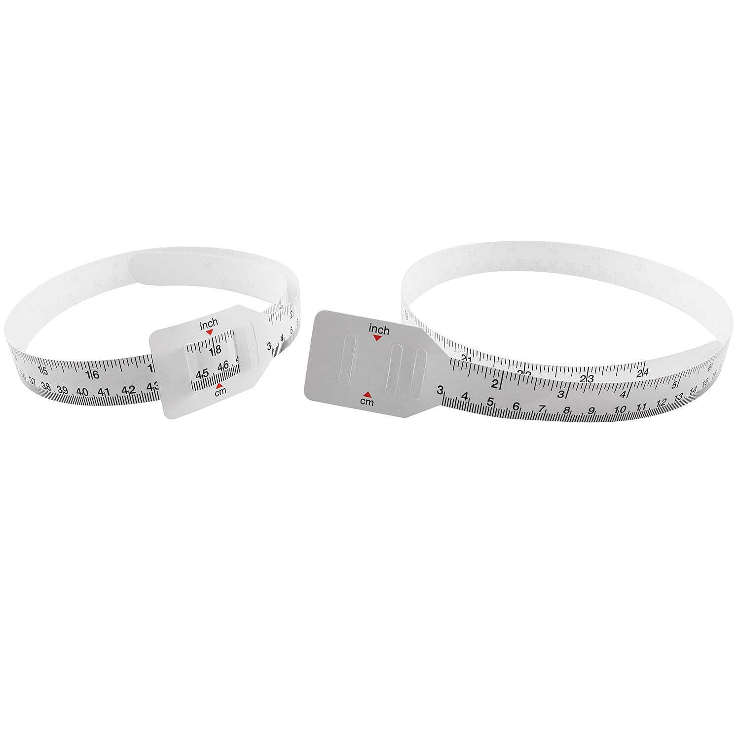 Head Circumference Measuring Tape 2PCS 24x0.79Inch/60x2cm White Baby Head Circumference Measuring Rulers