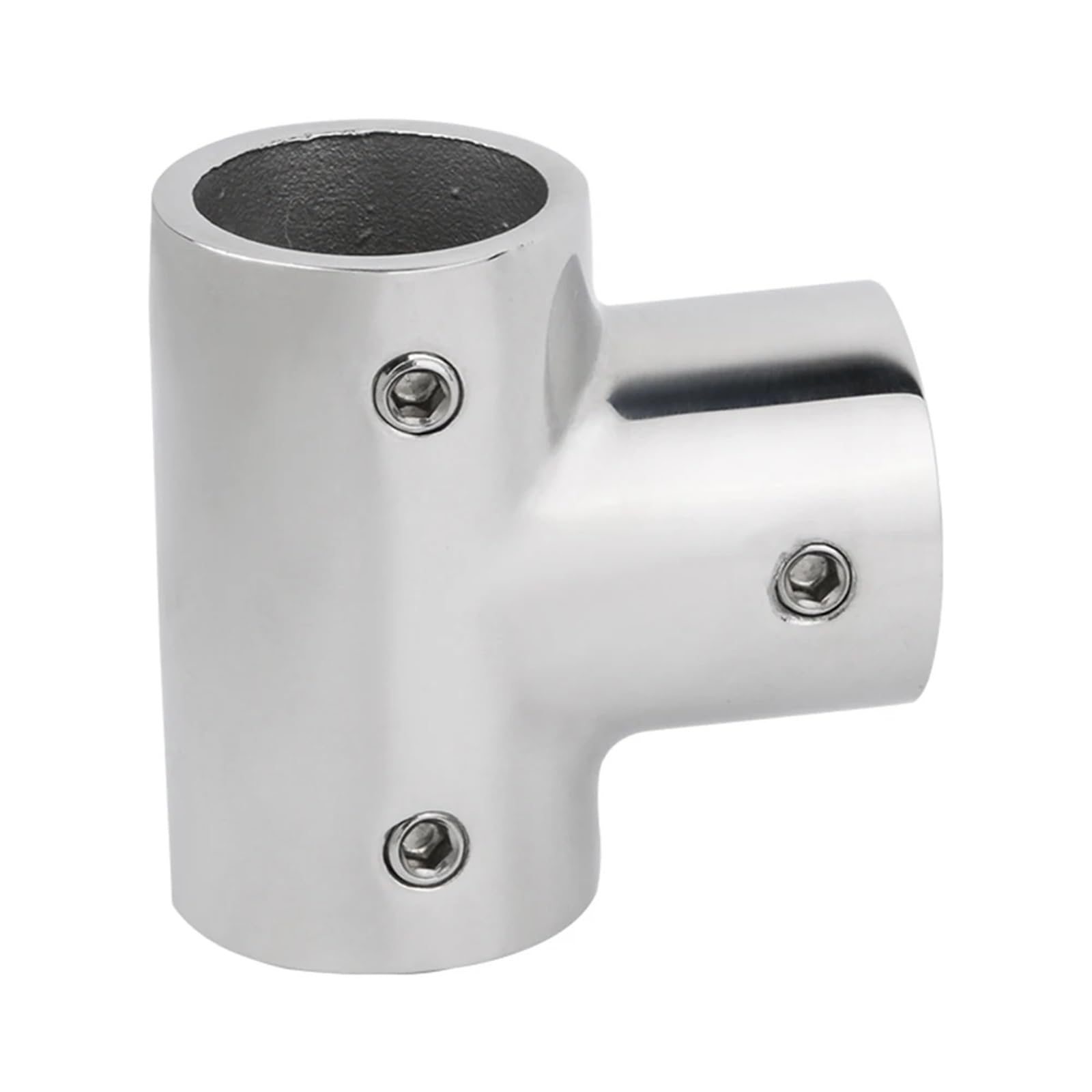 2 PZ 22/25/30/32mm 90 Gradi Tubo Connettore Barca in Acciaio Inox 316 Corrimano Tee Marine 3-Way Raccordi Hardware per Imbarcazioni