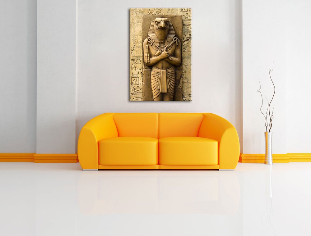 Tableau Toile Œil D'Horus Oudjat Égypte Antique - 50x70 Cm - Décoration Murale Neuve