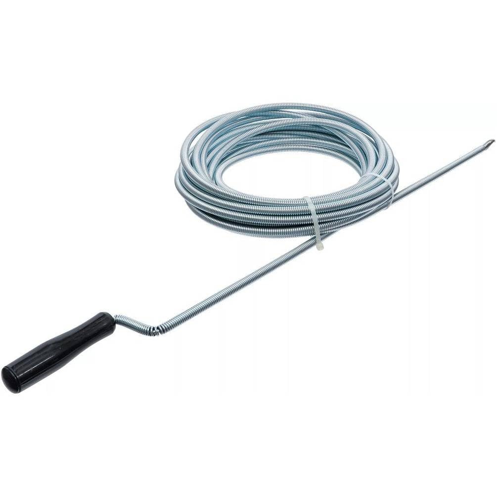 Furet de Plombier 10 m - Acier, Flexible et Résistant - Débouchage Efficace des Canalisations, Pro - D-Work