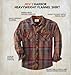 Legendary Whitetails Men's Standard Heavyweight Flannel Shirt Long Sleeve Button Up 100% Cotton, Smokey Mountain Plaid, Large