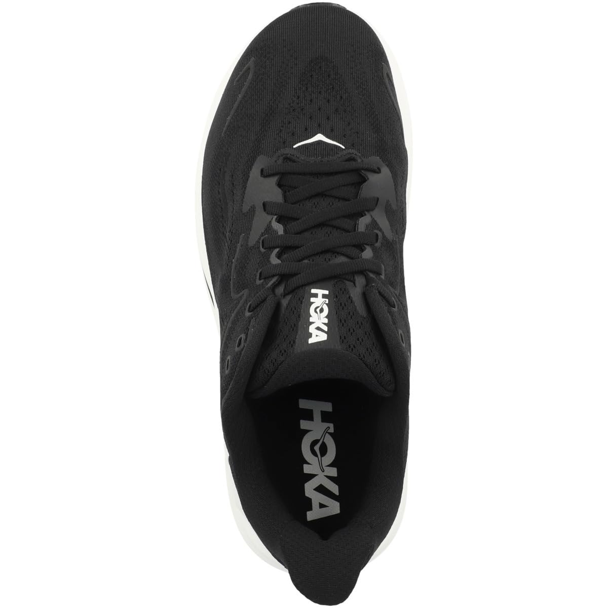 Hoka Men's Clifton 10 Sneaker, Black/White