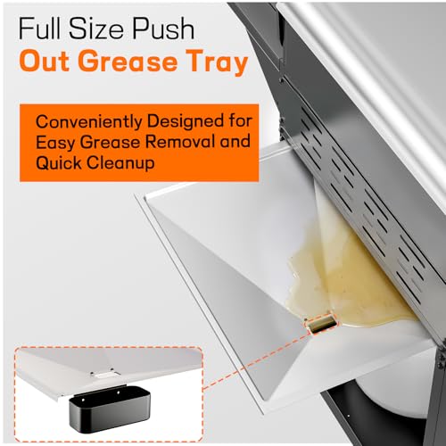 Image of Veralune 5 Burner Propane Gas Grill, 5 Burner BBQ Grill with Side Burner, 5 Burner Outdoor Cooking Grill, 68,000 BTU Heavy-Duty, Stainless Steel, Electronic Ignition System, Built-in Thermometer