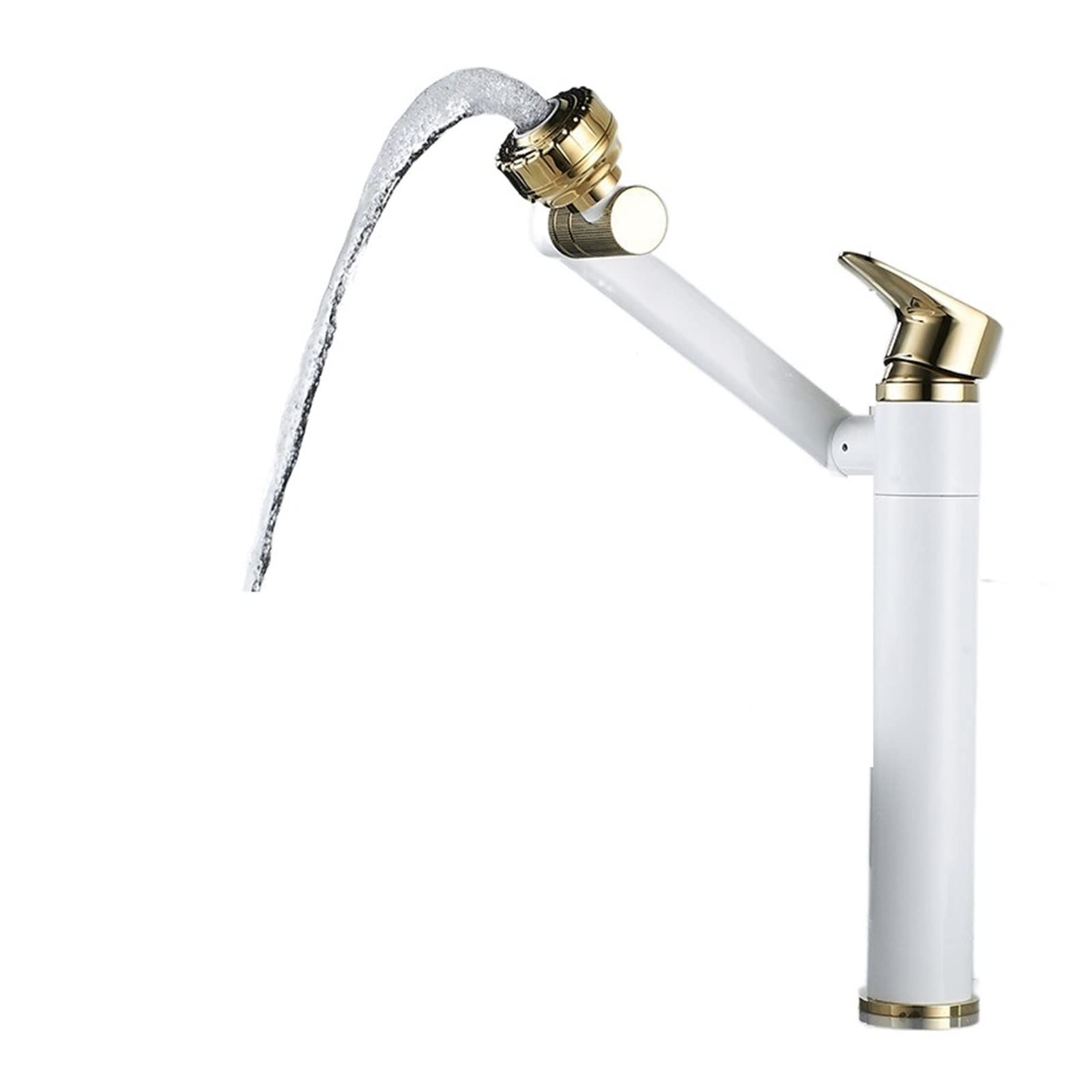 Robinet de lavabo laiton resout le manque d espace mitigeur de salle de bain rotatif chrome