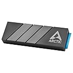 ARCTIC M2 Pro – Heatsink Cooler for M.2 2280 SSD, with ARCTIC TP-3 Thermal Pads, Compatible with PC & Gaming Consoles, for Dual and Single-Sided SSDs – Black