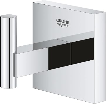 GROHE Start Cube QuickFix Bornoz Askısı | Duş/Banyo Aksesuarları | Krom | 40961000