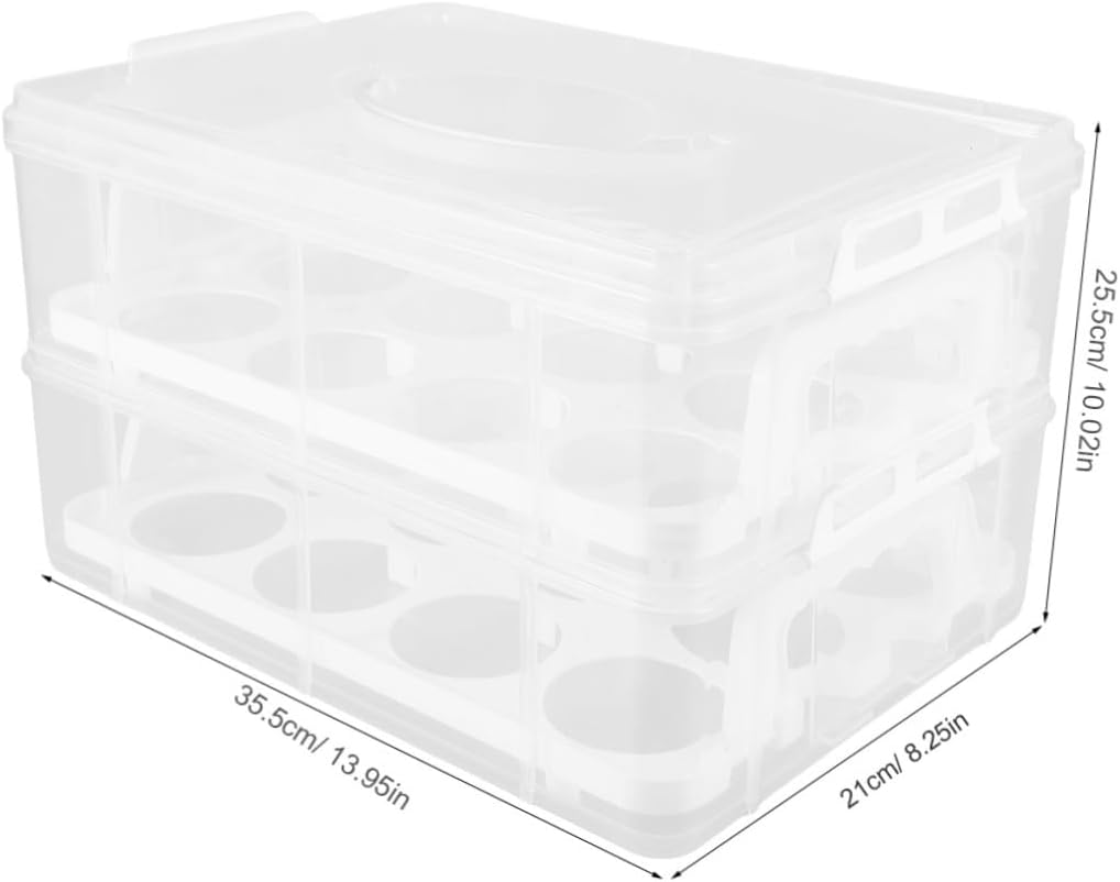 Sealed Cake Boxes Window Portable Cupcake Carrier for Daily Use Lightweight Dessert Pack