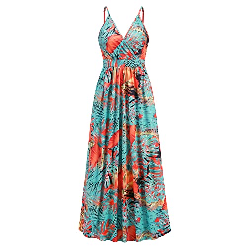 Robe d'été sans manches anti-chaleur taille élastique confortable M