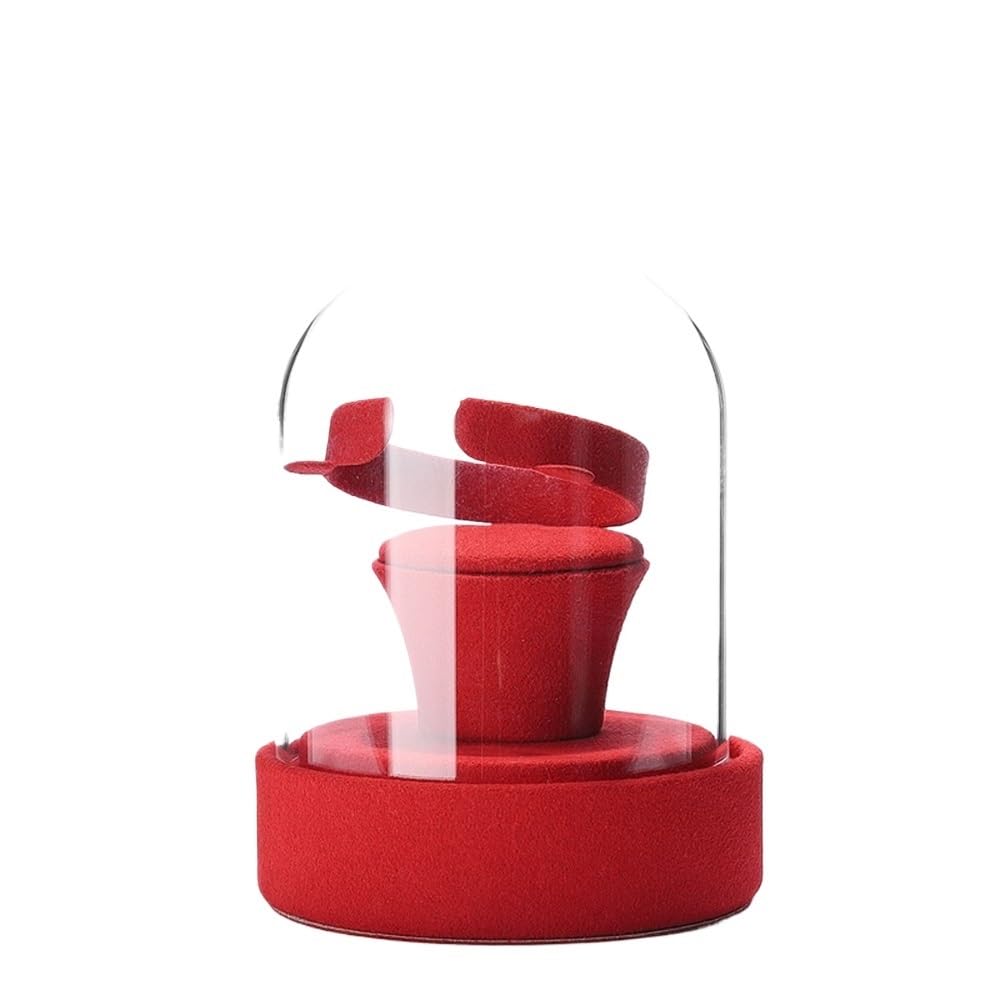 WANGHAI-666 Jewelry Rack Glass Jewelry Display Case Dustproof Organizer for Bracelets Holder