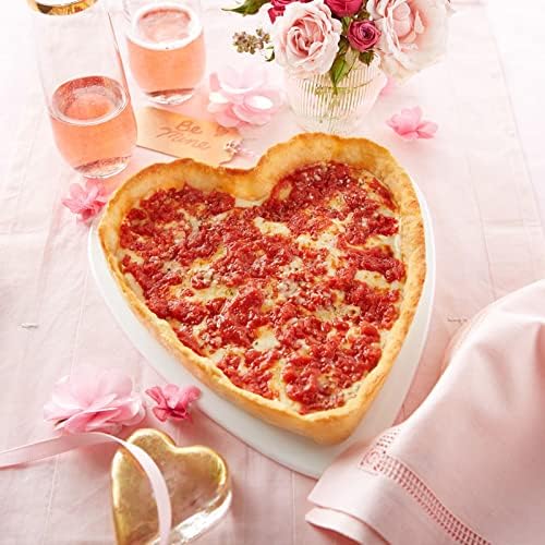 Lou Malnati's Pizza | Pack of 4 (2 Heart Shaped and 2 Round) | Tastes of Chicago