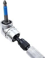 Vista 9 de AUTOTOOLHOME Extensión de broca flexible con adaptador de taladro en ángulo recto, eje flexible para destornillador eléctrico, taladro de impacto