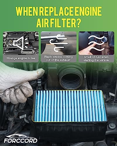 Image of 2-Pack Engine Air Filter Fits for Impreza Legacy Outback WRX Forester Tribeca WRX STI Replac GP997 CA9997 Air Filter Replacement 16546-AA090 Car Accessories