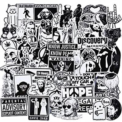 WayOuter Adesivi Vintage 100 Pezzi Adesivi in